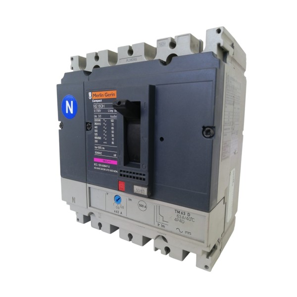 Disjoncteur automatique NS160H 4P 63A 70KA TM63D 50-63A